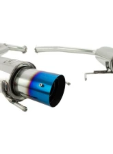 Megan Racing Exhaust System with Burnt Blue Tip for Lexus IS250 | IS350 2006-2013                                     - LW-ABE-LI06DS-BT - Image 2