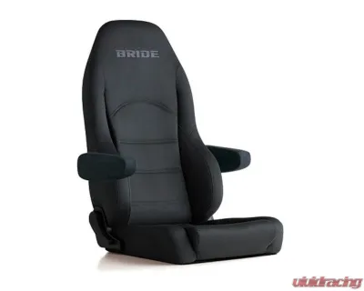 Bride Charcoal Gray BE Digo III Light Cruz Reclining Seat with Heater Seats - D54KSN