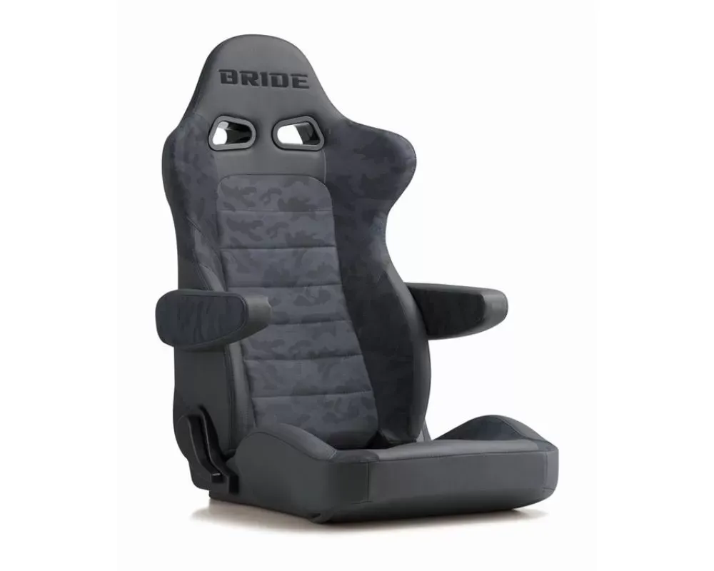 Bride Blue Camouflage EUROGHOST Reclining Seat - E54CM2