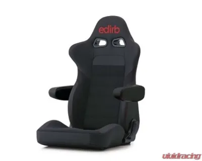 Bride EUROSTER II STYLE Red Stitch Protein | Ultra Suede Reclining Seat w/ Heater - E57BVP