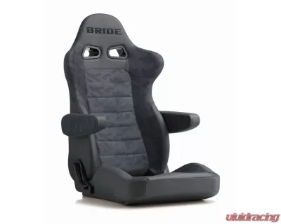 Bride Blue Camouflage EUROGHOST Reclining Seat with Heater - E57CM2