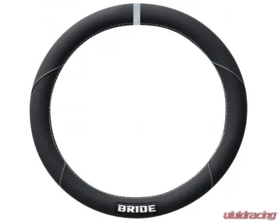 Bride Steering Cover S Type White Logo - HSHC01
