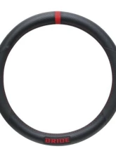 Bride Carbon Style Steering Cover S Type Red Logo                                     - HSHC03 - Image 2