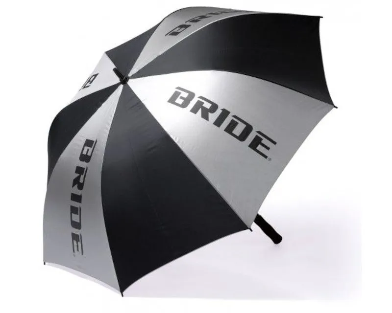 Bride Silver & Black Umbrella - HSKS01