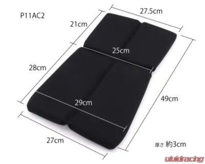 Bride Black Zeta IV | Zieg IV Backrest Cushion - P11AC2