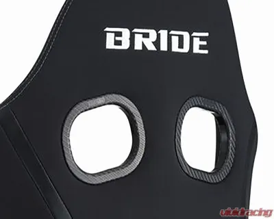 Bride Seats Silver FRP Shell Standard Cushion Black & Red Stradia II Reims Reclining Seat - G71BNF