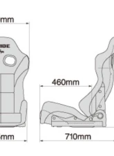 Bride Red Carbon GIAS III KING Reclining Seat                                     - G61RSC - Image 5