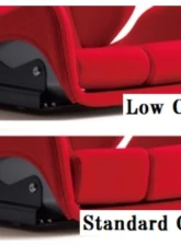 Bride Red Carbon Low Cushion GIAS III Reclining Seat                                     - G62BSC - Image 2