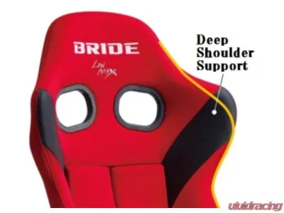 Bride Red Carbon Low Cushion GIAS III Reclining Seat - G62BSC