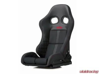 Bride Red Stitch Low Cushion BKProtein | Ultra Suede STRADIA III STYLE Reclining Seats - G72PBC