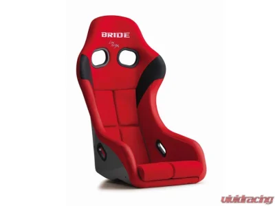 Bride Red Carbon ZETA IV Low Max System Full Bucket Seat - HA1BSC