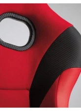 Bride Red Carbon ZETA IV Low Max System Full Bucket Seat                                     - HA1BSC - Image 2