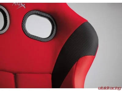 Bride Red Carbon ZETA IV Low Max System Full Bucket Seat - HA1BSC