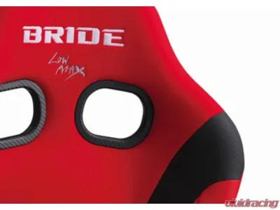 Bride Red Carbon ZIEG IV Low Max System Full Bucket Seat - HB1BSC