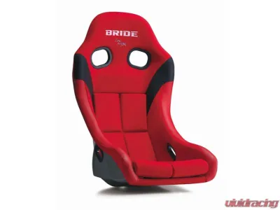 Bride Red Carbon ZIEG IV WIDE Low Max System Full Bucket Seat - HC1BSC