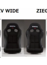 Bride Gradation Carbon ZIEG IV WIDE Low Max System Full Bucket Seat                                     - HC1GSC - Image 2