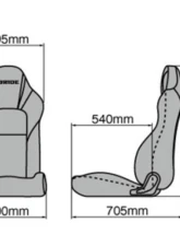 Bride Green-Camouflage STREAMSGHOST Reclining Seat with Heater                                     - I35CM1 - Image 5