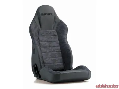 Bride Blue-Camouflage STREAMSGHOST Reclining Seat with Heater - I35CM2