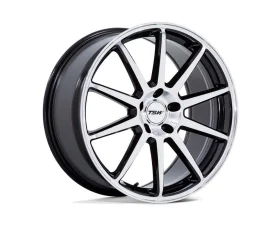 TSW Wheels TW004 Canard Wheel 19x10.5 5X112 35 Gloss Black w/Machined Face