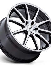 TSW Wheels TW004 Canard Wheel 19x10.5 5X112 35 Gloss Black w/Machined Face                                     - TW004BD19055735 - Image 2