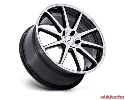 TSW Wheels TW004 Canard Wheel 19x10.5 5X120 35 Gloss Black w/Machined Face - TW004BD19055235