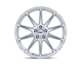 TSW Wheels TW004 Canard Wheel 19x10.5 5X112 35 Gloss Silver w/Machined Face