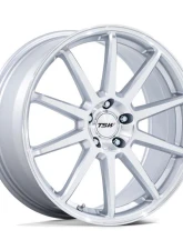 TSW Wheels TW004 Canard Wheel 19x8.5 5X112 32 Gloss Silver w/Machined Face                                     - TW004SD19855732 - Image 3