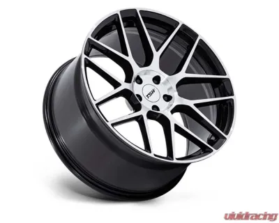 TWS TW002 Lasarthe Wheel 18x10.5 5x112 35 Gloss Black Machined - TW002BD18055735