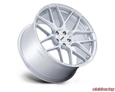 TWS TW002 Lasarthe Wheel 17x8 5x112 35 Gloss Silver Machined - TW002SD17805735