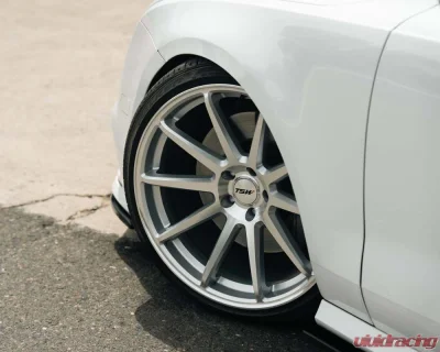 TSW Wheels TW004 Canard Wheel 19x10.5 5X114.3 43 Gloss Silver w/Machined Face - TW004SD19051243