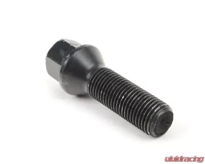 H&R 14 x 1.5 | 60mm Threads | 17mm Head 60 Degree Taper Black Wheel Bolts - 1456001SW