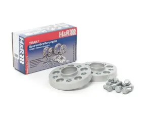 H&R TRAK+ DRA Series Wheel Spacer 5/120 14x1.25 22.5mm Black Rear Axle Only BMW XM G09 AWD 2023-2024