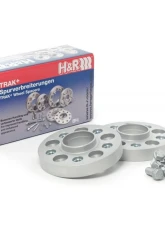 H&R TRAK+ DRA Series Wheel Spacer 5/120 14x1.25 22.5mm Black Rear Axle Only BMW XM G09 AWD 2023-2024                                     - 4575664SW - Image 4