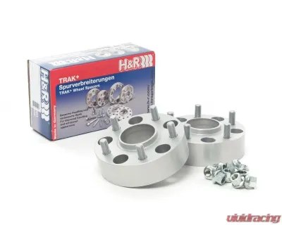 H&R TRAK+ DRM Series Wheel Spacer 5/114.3 12x1.5 15mm Black Kia EV6 2WD | e-AWD 2022-2023 - 30656730SW
