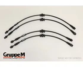 GruppeM Carbon Steel Fitting Brake Line System (Front & Rear) Porsche 982 Boxster GTS | GT4 4.0L 2019+