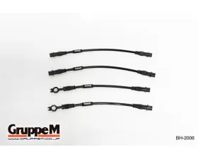 GruppeM Carbon Steel Fitting Brake Line System Audi A4 8E (B6) 1.8L 2001-2005