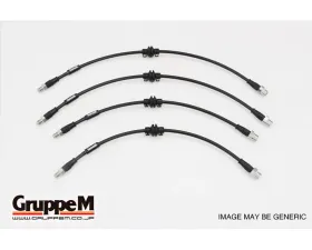 GruppeM Stainless Steel Fitting Brake Line System Audi A4 8E (B6) 2.0L 2001-2005