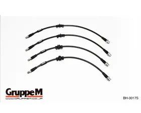 GruppeM Stainless Steel Fitting Brake Line System BMW 328i E46 2.8L 1999-2000