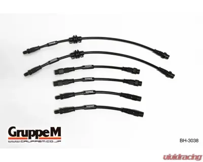 GruppeM Carbon Steel Fitting Brake Line System BMW Z3 E36 2.8L 1998-2000 - BH-3038