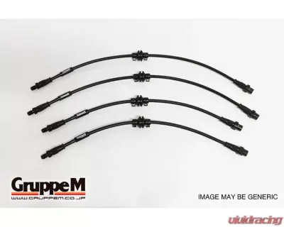 GruppeM Carbon Steel Fitting Brake Line System BMW 328i F30/F31/F34 2.0L 2012-2016 - BH-3058