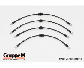 GruppeM Stainless Steel Fitting Brake Line System BMW 328i F30/F31/F34 2.0L 2012-2016