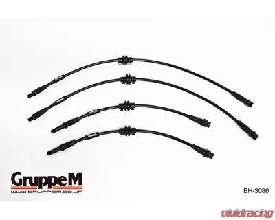 GruppeM Carbon Steel Fitting Brake Line System BMW M340i G20/G21 3.0L 2019+ - BH-3086