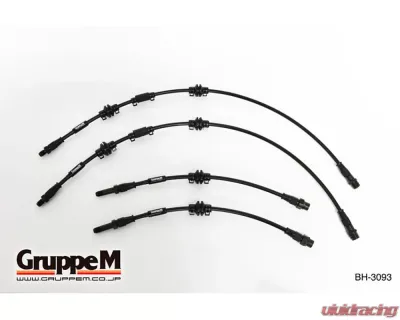 GruppeM Carbon Steel Fitting Brake Line System (Front & Rear) BMW 530i 5-Series G30/G31 2017-2018 - BH-3093