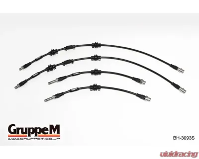 GruppeM Stainless Steel Fitting Brake Line System (Front & Rear) BMW 530i 5-Series G30/G31 2017-2018 - BH-3093S