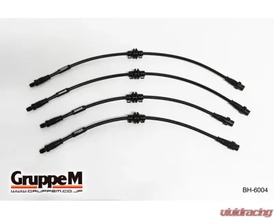 GruppeM Carbon Steel Fitting Brake Line System (Front & Rear) Mini John Cooper Works/JCW 1.6L 2008-2014 - BH-6004