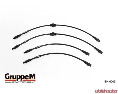 GruppeM Carbon Steel Fitting Brake Line System (Front & Rear) Mini Cooper | S | D | One 1.6L 2011-2017 - BH-6005