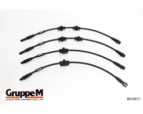 GruppeM Carbon Steel Fitting Brake Line System (Front & Rear) Mini One Clubman F54 1.5L Turbo 2016-2019