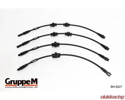 GruppeM Carbon Steel Fitting Brake Line System (Front & Rear) Mini Countryman F60 1.5L Turbo 2017-2020 - BH-6027