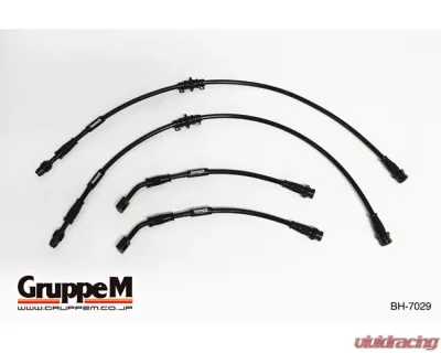 GruppeM Carbon Steel Fitting Brake Line System (Front & Rear) Volkswagen Golf MK7 | GTI MK7 2.0L 2013+ - BH-7029