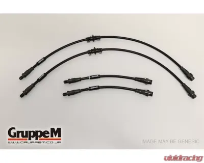 GruppeM Carbon Steel Fitting Brake Line System (Front & Rear) Alfa Romeo 156 Sport Wagon 2.0L 2000-2004 - BH-8003